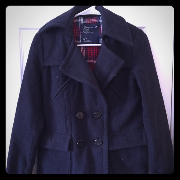 American Eagle Navy Blue Peacoat