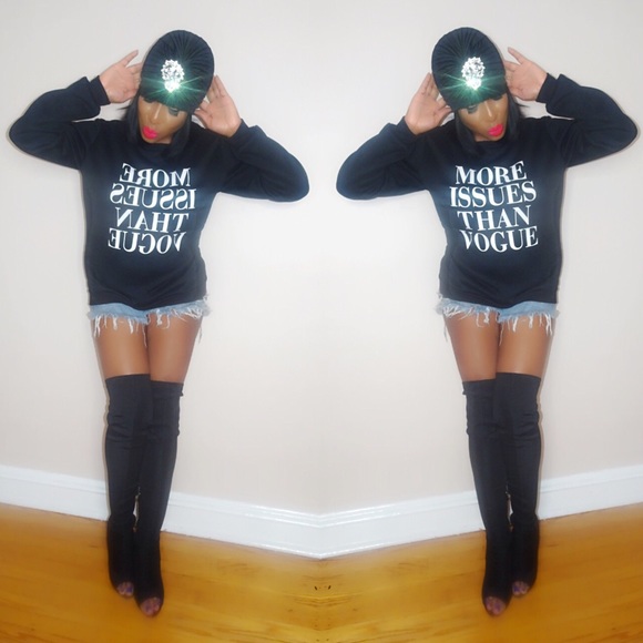 "MORE ISSUES THAN VOGUE" Sweatshirt - Picture 3 of 3