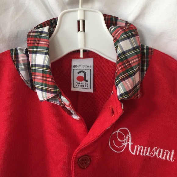 Absorba French Terry Romper - Picture 2 of 3