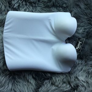 Strapless white corset 34C