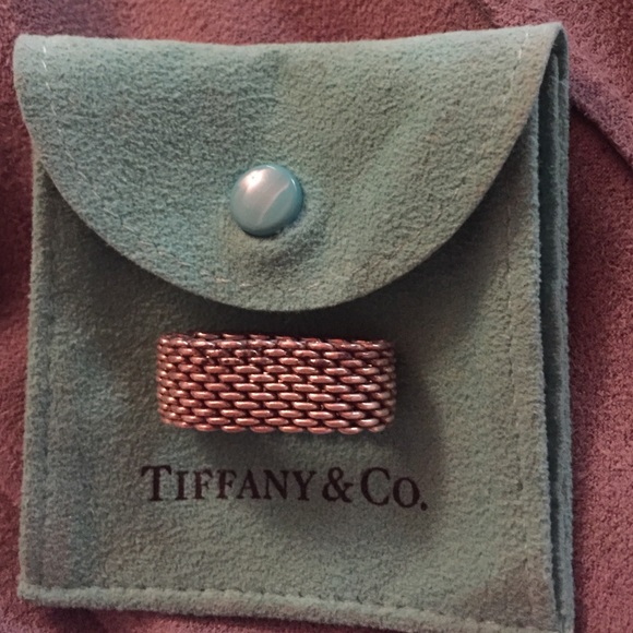 Tiffany and Co. mesh ring size 7