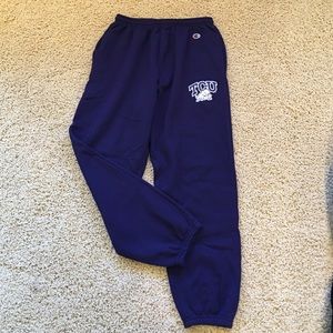 Champion "TCU" Logo Sweatpants