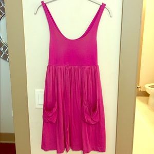 theory • pink mini dress