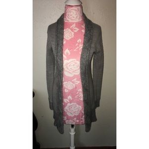 Buckle Gray Cardigan