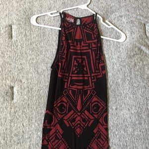 tight red & black cotton dress from TJ Max