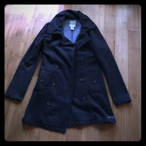 Billabong fleece pea coat