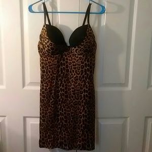 Cheetah print lingerie shapewear