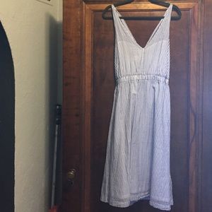 Cotton sear sucker J crew dress.