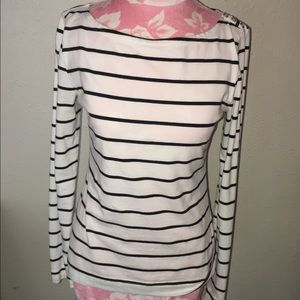 H&M Striped Long Sleeve Shirt
