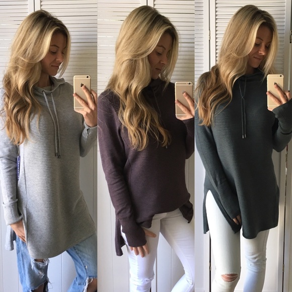 Sold • Heather Grey Hoodie - Picture 4 of 4