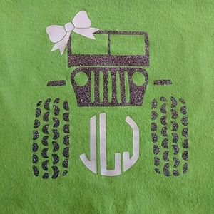 Custom monogrammed Hoodie initial hoodie jeep
