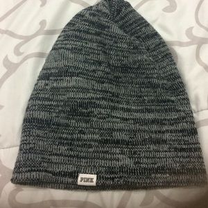 Nwot soft Victoria secret pink black and gray hat