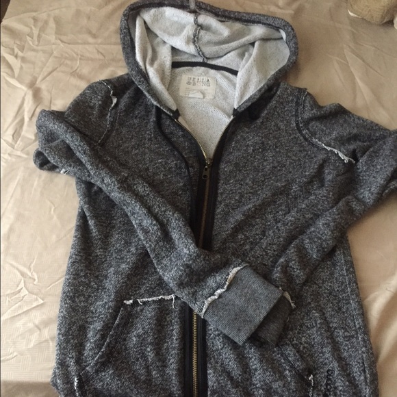 Billabong Black Speckled Zip Up Jacket