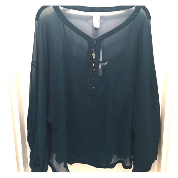 Diane von Furstenberg Peelo peasant blouse Sz 14