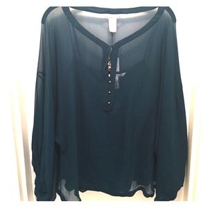 Diane von Furstenberg Peelo peasant blouse Sz 14