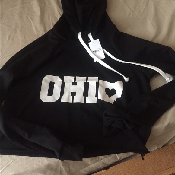 Ohio Crop Hoodie