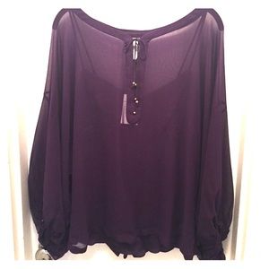 Diane von Furstenberg Peelo peasant blouse Sz 14