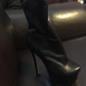 Tall Black Over the knee platform boots ZiGi Girl
