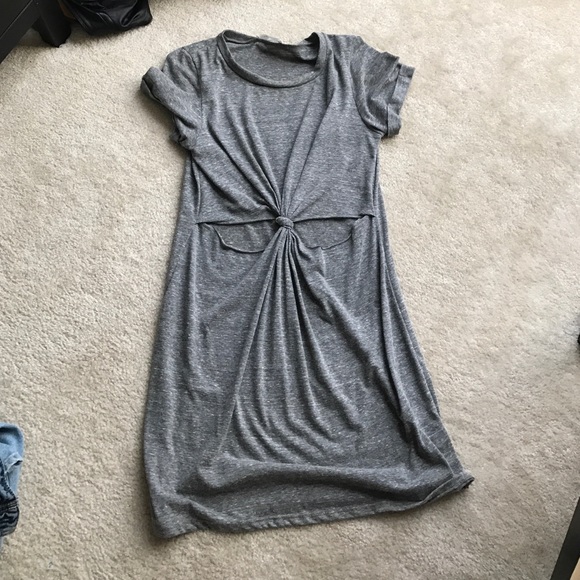 Grey mini dress