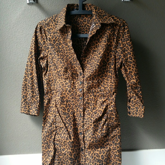 EXPRESS Leopard Dress.