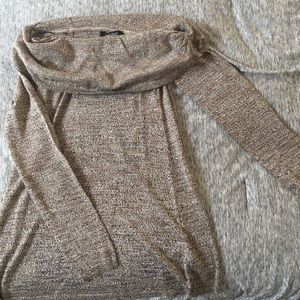 White House Black Market gold sparkly top