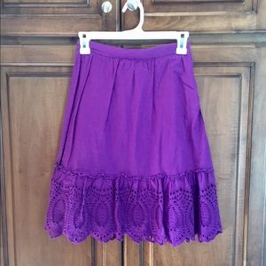 GapKids deep purple skirt