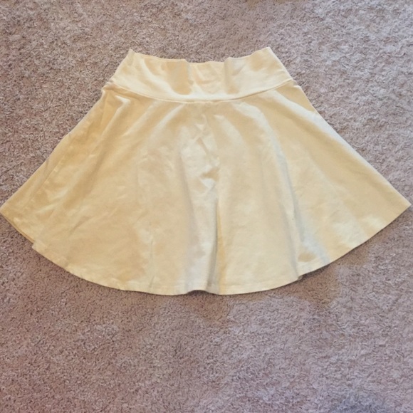 Pastel Yellow Skater Skirt - Picture 1 of 2