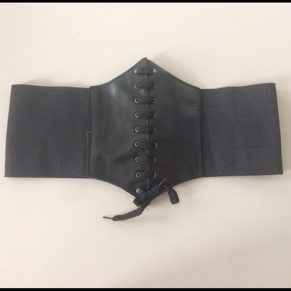 Faux leather corset for costume