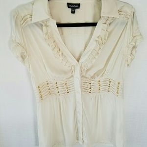 bebe blouse medium