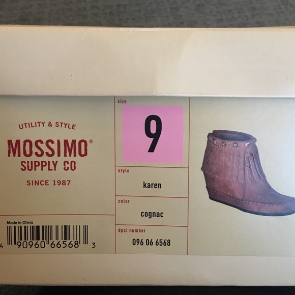 Booties with a built in wedge