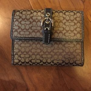 Brown coach wallet