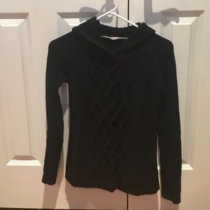 Black hooded sweater by Athleta