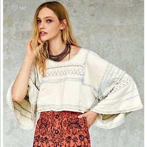 New Romantics True Blue Crop Top