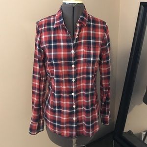 J. Crew "the Perfect Shirt" plaid button down