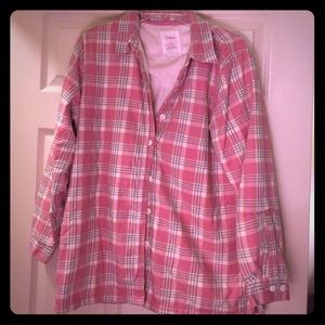 LL Bean button down fleece