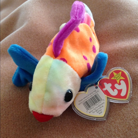 Lips beanie baby