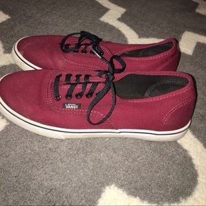 Maroon Vans