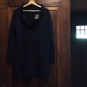Anthropologie fall coat