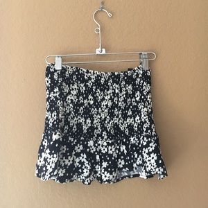 Floral w/b tube top SAME DAY SHIPPING