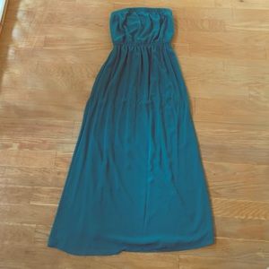 Forever 21 Turquoise Maxi Dress
