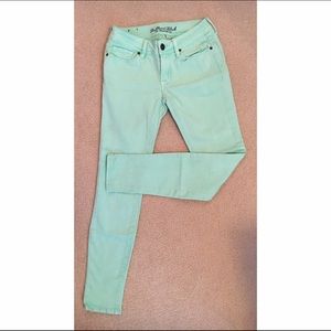 Mint Skinny Jeans