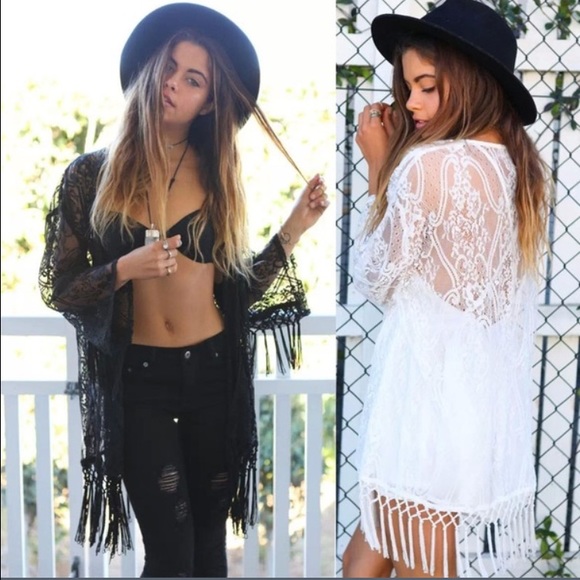 🤘🏼Boho Lace Kimono Cardigan🕶