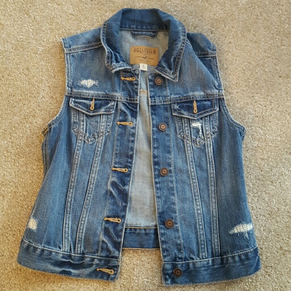 Hollister denim vest