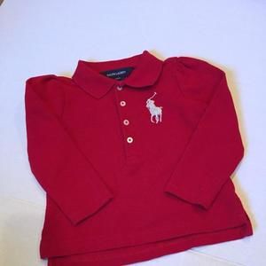 Ralph Lauren, Red long sleeve polo