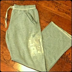 Large pink vs boyfriend sweats