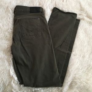 Olive Green Men's Hudson Jeans