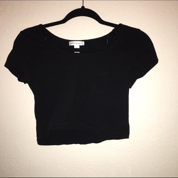 Black Crop Top