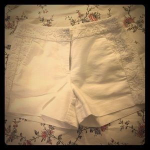 Decorative White Loft Shorts