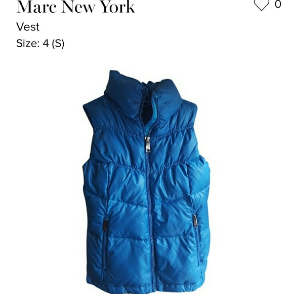 Marc New York Blue Vest
