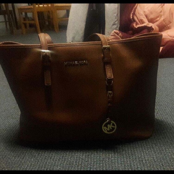 Michael Kors Saffino Leather Tote